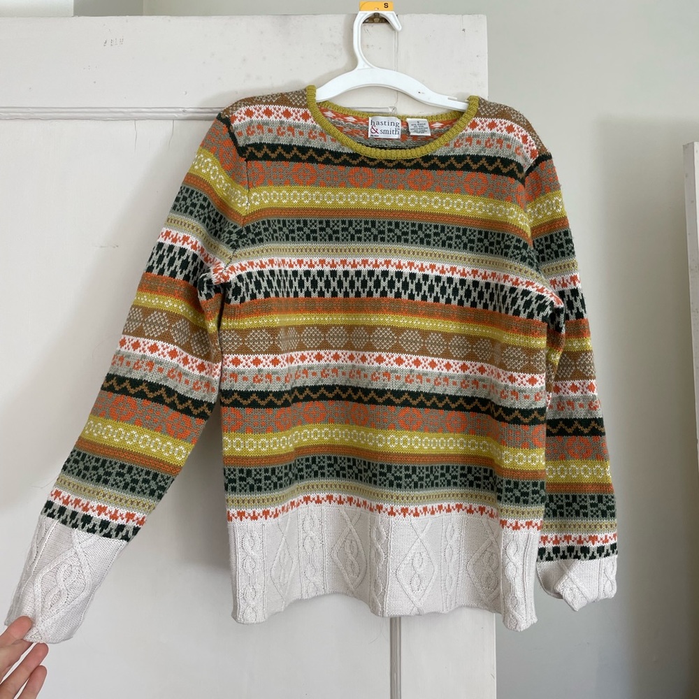 Multicolor Vintage Sweater size S